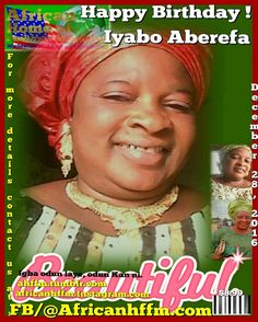 the birthday card for iyabo abeefa