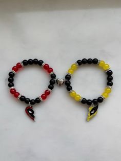 Deadpool and Wolverine matching bracelets 🖤❤️💛 Perfect for anyone who loves Deadpool and Wolverine!! Cute couples and best friends gift idea 🫶🏼 Bracelets fit wrist size 16cm-18cm If you require any of the bracelets to be slightly larger or smaller please let us know!! (When ordering the bracelets seperately they do not come with the heart magent! If you are ordering two bracelets to be sent to different addresses and would like a heart magnet please message us or leave a private note to seller.) Please note that Standard delivery for international orders do not have a tracking number. if you want your order to be tracked please select express shipping when you get to checkout. Thank you :) UK standard shipping (2nd class) will be tracked as well as express (1st class) Marvel Bracelets, Deadpool Gifts, Deadpool And Wolverine, Heart Magnets, Matching Bracelets, Clay Beads, A Heart, Friendship Bracelets, Deadpool