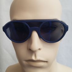 New Men's "Moncler" Blue Frame Sunglasses, Blue Mirrored Lenses, Signature Moncler Logo Tag On Both Arms, Moncler Black Case, Moncler Dust Cloth, Made In Italy. Modern Blue Sunglasses With Uv Protection, Classic Blue Tinted Aviator Sunglasses, Classic Blue Sunglasses With Uva Protection, Modern Blue Anti-reflective Sunglasses, Classic Blue Aviator Sunglasses With Mirrored Lenses, Classic Blue Aviator Sunglasses With Uv Protection, Modern Blue Sunglasses With Mirrored Lenses, Blue Anti-reflective Polycarbonate Sunglasses, Blue Anti-reflective Shield Sunglasses In Polycarbonate