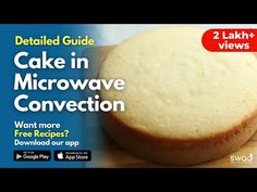 a cake in microwave convection is shown on the cover of this magazine, which features information about how to use it