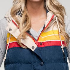 The Epic Fader Puffer Vest is the ultimate fusion of function and fashion. With its vibrant, vintage-inspired exterior and cozy layer of soft micro-flannel on the inside, this retro puffer vest looks as good as it feels. The fill is 100% polyester and the outside fabric is a plush, water-resistant cotton. Additional features are 2 inside pockets and high-quality YKK® Zippers. Get one now and let your retro style shine! Female Model is 5'7" / 125 lbs and is wearing a size XS Male Model is 5'11" / Cozy Vest, 125 Lbs, Broad Shoulders, Hooded Vest, Tall Girl, Female Model, Mens Vest, Puffer Vest, Male Models