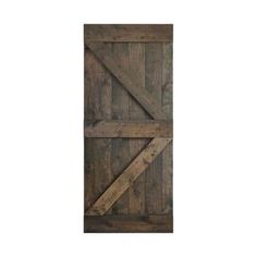 an old wooden door on a white background