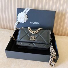 Chanel 19 Wallet On Chain, Wore Only A Few Times, In Excellent Condition Chanel 19 Woc, Channel Wallet On Chain, Chanel Boy Wallet On Chain, Chanel 19 Wallet On Chain, Chanel Classic Wallet On Chain, Chanel 19, Chanel Clutch With Chain, Chanel Bag, Chanel