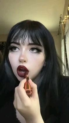 Vampy Makeup, Vampire Makeup, Swag Makeup, Makeup Tut, Edgy Makeup, Cute Makeup Looks, Gothic Makeup, Goth Makeup, Dark Makeup