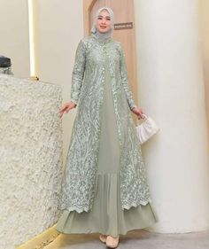 Coquette Hijab, Pola Kaftan, Kaftan Hijab, Gamis Simple, Dress Muslim Modern, Gaun Dress, Islamic Fashion Dresses, Outer Dress, Non Hijab