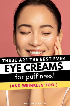 We've worked hard to research and due diligence all the best eye creams around to bring you 5 best eye creams that actually work! Whether you're on the hunt for an eye cream for dark circles, wrinkles, puffiness, diy eye cream, for your 20s, 30s, 40s, or even over 50, bags under eyes, or anti aging we've got the absolute elite right here including drugstore and high end too! Your under eye area will be looking refreshed and alive again in no time! Eye Cream For Puffy Eyes Bags, Best Drugstore Eye Cream