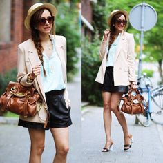 Alexa bag | Mulberry Blazer Zara, Backpacking Europe, Zara Leather, Leaf Necklace