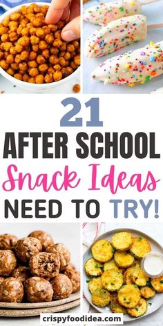 some snacks that are ready to be eaten and put on the table for school lunch