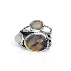 GemFormingStudio D E T A I L S Labradorite Ring | Fire Opal Ring | Wire Wrapped Ring | Gemstone Ring | Ring For Her, Ring For Women, Statement Ring, Stackable Ring, Unique Ring Size : All sizes Available Weight : 5.62 gm Stone Size : 16 x 13 mm Material : Brass Polish : Gold Polish . Contact us for wholesale prices. R I N G S https://www.etsy.com/in-en/shop/GemFormingStudio?section_id=22783374 B E A D S https://www.etsy.com/in-en/shop/GemFormingStudio?section_id=22828835 W A N D S https://www.et Brass Polish, Ring Wire, Her Ring, Wire Wrapped Ring, Fire Opal Ring, Electroformed Jewelry, Mother Rings, Etsy Wedding Rings, Wire Rings