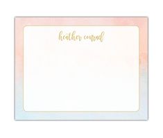 a pink and white card with gold foil lettering on the front, which reads,'mother