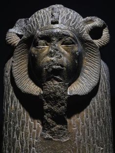 the head of an egyptian statue is shown in this photograph taken on march 29, 2013