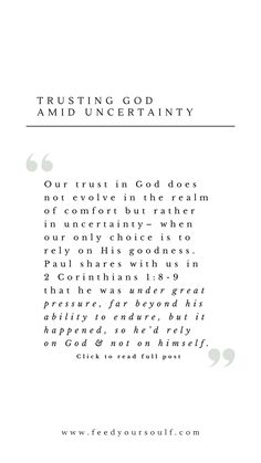 a white background with the words trust in god