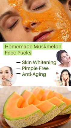 Homemade Muskmelon Face Packs for a Supple and Radiant Skin Cantaloupe Benefits, Diy Vitamin C Serum, Watermelon Face, How To Reduce Pimples, Seasonal Fruits, Seasonal Fruit, Natural Acne Remedies, Face Pack, Diy Hair Mask