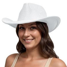 PRICES MAY VARY. Material: Made of 100% Polyester.Cowboy hat for women and men, felt cowgirl hat for adults, western party dress up accessories. Style:Breathable, lightweight and comfortable Felt cowgirl hat, great as DIY hat to style up with feather, fur, veil, and other embellishments. Practical:Breathable, lightweight, and comfortable for all-day wear. This cowboy hat cowgirl hat,Great for Western themed parties, rodeos, and Halloween Cowboy costume men dress up & cosplay accessories, preppy Fitted Felt Hat For Summer Country Events, Summer Fitted Felt Hat For Country Events, White Fitted Felt Hat For Country Events, White Fitted Country Felt Hat, White Fitted Country Style Felt Hat, Fitted Wide Brim Costume Hats For Country Events, Fitted White Fedora For Country Events, White Fitted Country Fedora, Fitted Fedora Costume Hats For Country Events