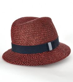 "\"Serge\", is a stylish companion that fits perfectly into every look. Light and flexible, made of \"twisted paper\", it offers maximum comfort. \"Serge\" is available in \"bordeaux\". Available in sizes 55 cm - 60 cm. Colour \"bordeaux\" Hat made of twisted paper 66% cotton and 34% polyamide on the inside Handmade Individualization options Other colours or sizes on request. All hats are handmade. For the production of a perfect hat it takes some time. All hats are ready 7-12 days after payment Chic Straw Cloche Hat With Short Brim, Elegant Adjustable Woven Hat Bands, Elegant Brimmed Straw Hat Made Of Paper Straw, Chic Summer Cloche Hat, Elegant Woven Straw Hat With Curved Brim, Formal Straw Hat With Curved Brim, Formal Straw Hats With Curved Brim, Woven Hat For Spring Garden Party, Elegant Woven Brimmed Straw Hat