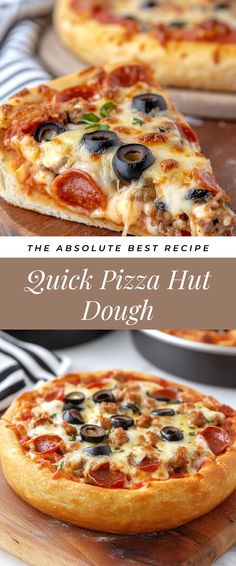 Image for Quick Pizza Hut Dough Pizza Hut Dough Recipe, Pizza Hut Dough, Family Pizza Night, Delicious Pizza Recipes, Quick Pizza, Cheese Powder, Delicious Pizza, Pizza Night, Tasty Recipe