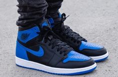 Jordan 1 Royal Blue, Jordan 1 Royal, Cute Nike Shoes, Air Jordan Sneakers, Fresh Shoes, Air Jordan 1 Retro High Og, Air Jordan 1 Retro High, Hype Shoes