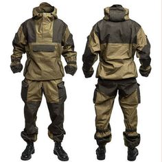 The Gorka 4 suit belongs to the unique samples of uniforms. The suit, tested in various emergency situations, is recognized as a really solid and sturdy garment. It is characterized by increased strength, thermoregulatory properties, waterproofness .. Sewn from dense cotton tent fabric. The fabric for reinforcement, which is sewn on the shoulders and elbows of the suit in Gorka 4, is ripstop. All ripstop pads are stitched with reinforced thread. Foam rubber can be inserted into the linings of th Military Special Forces, Military Outfit