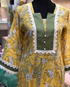 Cotton Suit Designs, Suit Neck Designs, Latest Dress Design, Simple Kurta Designs, Simple Kurti Designs