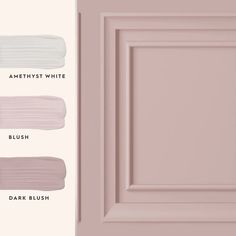 the different shades of paint that are used to create an interior wall paneling design