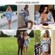 FREE SHIPPING Puff long sleeve dress mini Floral print short dress Square collar Party club bodycon Autumn dress female Elegant JKP2523 Slim Fit Long Sleeve Summer Dress, Slim Fit Long-sleeved Summer Dress, Fitted Printed Mini Dress For Date Night, Fitted Long Sleeve Floral Bodycon Dress, Fitted Long Sleeve Bodycon Dress For Summer, Floral Print Long Sleeve Bodycon Dress For Summer, Long Sleeve Floral Print Bodycon Dress For Summer, Blue Flower Print Dress, Puff Long Sleeve Dress