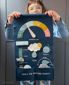 Felt Weather Chart, Kids Weather Chart, Diy Gifts For Him Handmade, Chart Work Ideas For School, Activity Room For Kids, Kindergarten Homeschool Room Ideas, Diy Weather Chart, Toys To Make And Sell, Learning Crafts For Kids