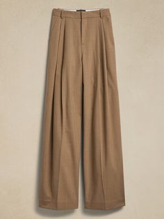 Siena Wide-Leg Italian Wool Pant | Banana Republic Camel Pants, Fall Lookbook, Color Season, Wardrobe Planning, Petite Shorts, Soft Autumn, Soft Summer, Wool Pants, New Wardrobe