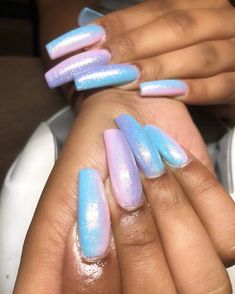 $$ Pin: Jussthatbitxh . ♛ — B A R B I E DOLL GANG. Message me for promos! IG: @Juss.thatbitxh Rock Star Nails, Pretty Nail Colors, Unicorn Nails, Pretty Nail Designs, Nail Files, Star Nails, Funky Nails