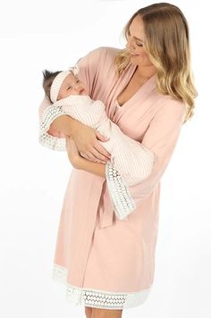 Grace Maternity Hospital Set Nursing Robes, Maternity Work Dresses, Maternity Work Pants, Nursing Robe, Loungewear Outfit, Nursing Nightgown, Nightgown Robe, Pretty Headbands, Nightgown Sets