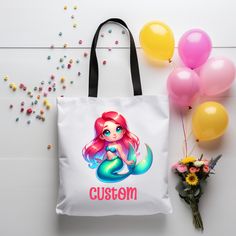 This is a tote bag made with 100% polyester, a medium-weight fabric that is highly durable.  The perfect gift for your loved one! A proof will be sent before printing. *IMAGE PRINTED ON BOTH SIDES OF TOTE BAG* > Bag: Small (13 in x 13 in x 3.46 in) Medium (16 in x 16 in x 3.46 in) Large (18 in x 18 in x 3.46 in) > Handle: (Height 14 in x Width 1 in) > Non-woven laminate inside. > Reinforced stitching on handles. > Boxed corners to create extra space. > Props used in photos are NOT included with Personalized Multicolor Bags For Gifts, Customizable Softback Bags For Daily Use, Customizable Softback Bag For Daily Use, Customizable White Bag For Birthday, Personalized Multicolor Bags As Gifts, Customizable Multicolor Bags For Personalized Gifts, Multicolor Personalized Bags For Gift, Customizable White Canvas Bag For Gift, Personalized Multicolor Bags