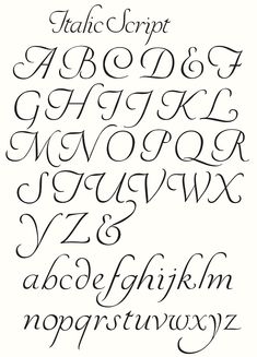 some type of calligraphy that is black and white with the letters in cursive font