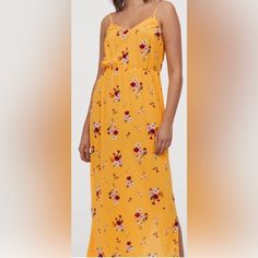 H&M Divided Floral Maxi Dress Casual Flowy Midi Dress By H&m, Flowy Casual Midi Dress By H&m, Casual Brunch Dress From H&m, H&m Casual Brunch Dress, Casual H&m Dress For Brunch, H&m Sleeveless Maxi Dress For Vacation, H&m Flowy Summer Midi Dress, H&m Sleeveless Maxi Dress For Day Out, Sleeveless H&m Maxi Dress For Day Out