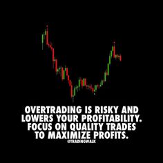 the forex indicator is displayed on a black background with text overlaiding it that reads, overtrading is risky and lower levels your