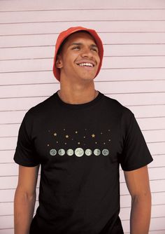 Get your hands on the 'Moon Phase' prints Now! Please see the Size chart on Product Images -Light fabric (4.5 oz/yd² (153 g/m -Eurofit -Tear-away label -Runs true to size -100% ring-spun cotton (fiber content may vary for different colors) Why Choose Holy Perspective for Your Faith-Inspired Clothing? Unmatched Design: Our talented team of designers pour their hearts into creating one-of-a-kind faith-inspired designs that you won't find anywhere else. From elegant crosses to uplifting scriptures, each piece carries a powerful message. Premium Quality: We believe in offering products that stand the test of time. Our faith-inspired clothing is made from the finest materials, ensuring comfort, durability, and a perfect fit. A Personal Touch: Whether you're seeking a meaningful gift for a loved Galaxy Tshirt, Moon Tshirt, Moon Phases Shirt, Galaxy T Shirt, Moon T Shirt, Christian Clothing, Moon Phases, Gift For Men, Astronomy