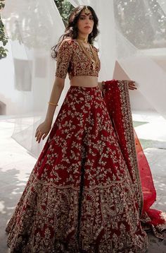 Heavy Bridal Red Lehenga Choli for Indian Bridal Wear Bridal Red Lehenga, Indian Bridal Wear Red, Red Lehenga Choli, Indian Wedding Lehenga, Red Bridal Dress, Bridal Lehenga Designs, Latest Bridal Lehenga, Wedding Lehenga Designs, Indian Bride Outfits