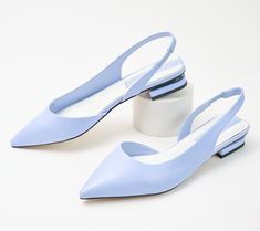 Sport these flats with a maxi dress and a tucked-in tank to create an office OOTD that shines with style. From Franco Sarto. Office Ootd, Slingback Flats, Franco Sarto, Walk This Way, Fashion Shoes, Loafers, Ootd, Maxi Dress, Leather