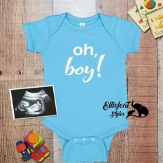 Oh, boy! Pregnancy Announcement Gender Reveal Infant One Piece Bodysui – Elliefont Styles Funny Onesie For Gender Reveal With Text, Funny Cotton Onesie For Gender Reveal, Funny Text Onesie For Gender Reveal, Funny Letter Print Onesie For Gender Reveal, Funny Gender Reveal Onesie With Letter Print, Cute Onesie With Funny Text For Gender Reveal, Fitted Funny Onesie For Gender Reveal, Funny Fitted Onesie For Gender Reveal, Fitted Bodysuit For Family Matching At Gender Reveal