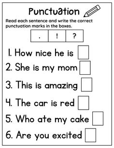 worksheet to teach kids how to use puncturizers in the classroom