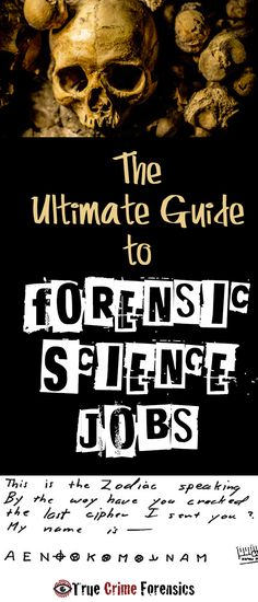 the ultimate guide to forensic science jobs