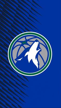 the minnesota lynxs logo is shown on a blue background with diagonal lines and an eagle's head