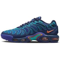 Men's Nike Air Max Plus Drift Midnight Navy/Total Orange Size: 10.5.  Color: Blue.  Gender: male.  Age Group: adult. Mens Nike Air, Nike Air Max Plus, Air Max Plus, Midnight Navy, Blue Gender, Men's Nike, Size 13, Air Max, Nike Air Max