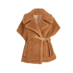 This genuine alpaca cape is a luxurious and exceptionally soft made from the fleece of alpaca. Crafted from the natural fur of alpacas, providing remarkable warmth, comfort, and a distinctive elegance. The coat's abundant volume is a celebration of the opulent extravagance of this fabric.  MATERIAL: 30% Alpaca fur from South America, 70% Wool from Italy SEWING: Crafted by our creative team using Italian fabric and stitching.  HIGHLIGHT: Stars and influencers loved its perfect alchemic blend of glamour and playfulness.  DESIGN & FEATURES: - Made of alpaca and wool - Oversized fit - Lapel collar - Dropped set-in sleeves - Horizontal welt pockets - Double-breasted closure - Branded lining - Sheep skin leather belt This Alpaca fur coat is crafted with meticulous attention to detail, offering a Elegant Alpaca Outerwear For Winter, Elegant Alpaca Outerwear For Fall, Fall Cape Outerwear With Faux Fur Lining, Fall Cape With Faux Fur Lining, Brown Cape For Cold Weather, Brown Alpaca Winter Outerwear, Cozy Brown Cape Outerwear, Cozy Brown Cape-style Outerwear, Winter Alpaca Outerwear For Cold Weather