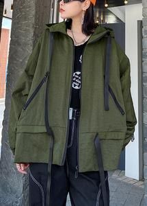 Unique hooded pockets Fashion fall coat army green baggy coat – SooLinen Baggy Coat, Pockets Fashion, Fall Coat, Fashion Fall, Army Green, One Size Fits All, Military Jacket, Rain Jacket, Autumn Fashion