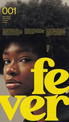 a magazine cover with an image of a woman's face and the words ferver on it