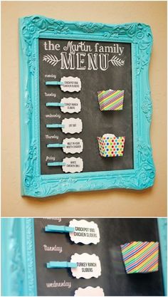 a chalk board with some cupcakes on it