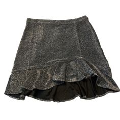 Michael By Michael Kors Silvet Mini Skirt Sz L Nwt Sparkle High Low Ruffle Zip. Measurements Are Approximate: Waist 16” Length 16”-19 1/2” Fitted Mini Hem Skort For Party, Casual Asymmetrical Mini Skirt For Party, Elegant Mini Hem Skort For Party, Elegant Party Skort With Mini Hem, Party Ruffled Skort, Casual Party Skort With Asymmetrical Skirt, Casual Mini Hem Skirt For Party, Elegant Mini Hem Skirt For Night Out, Casual Ruffled Skirt For Party