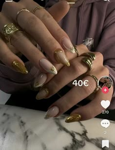 Color Nails Ideas, Egyptian Nails, Nails And Rings, Diner Party, Damon Salvatore Vampire, Color Nails, Cool Nails, Makeup Hairstyle, Minimalist Nails