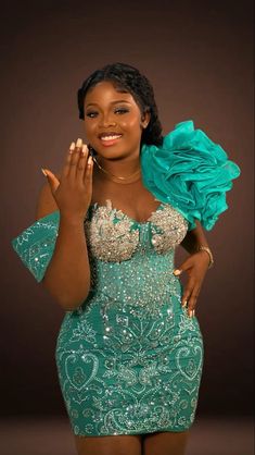 Aso Ebi Styles 2024, Lace Short Gown Styles, Lace Asoebi, Bead Styles, Lace Dress Classy, Ankara Jumpsuit, Classy Short Dresses, Nigerian Lace Styles Dress, Beaded Fabric