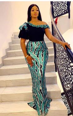 Sequin Gown Styles, African Wear Dresses