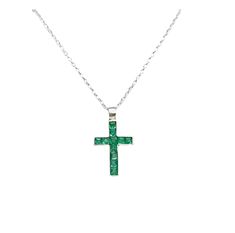 -Measurement: 19x10mm -     Material: Silver (Sterling silver) -Gemstones: natural emerald -Shape: small facet square emerald  -Gems color: green -Availability: ready for shipping -Specialty: natural gems from Pakistan The cross pendant took long time to be made. real genuine emerald with nice light green color is a perfect gift for your loved one. It is tiny but I'm sure it pops up on your skin beautifully. I rather offer tiny but beautiful color emerald than offer a big one with poor quality a Necklace Emerald, Emerald Crystal, Light Green Color, Emerald Gem, Emerald Pendant, May Birthstone, Emerald Necklace, Pendant Silver, Natural Emerald